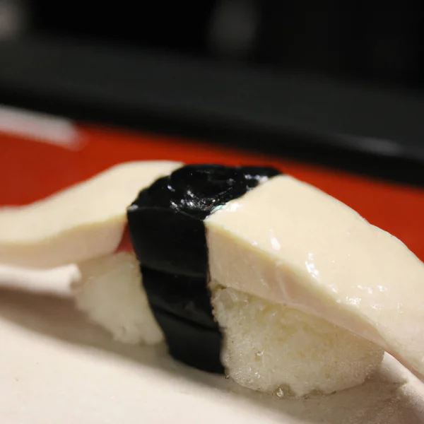 Orca Estilo Carne Sushi Detalle Cerca — Foto de Stock