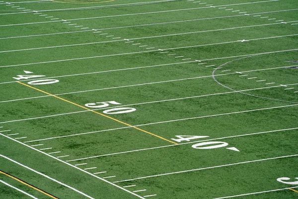 Empty american football lacrosse field