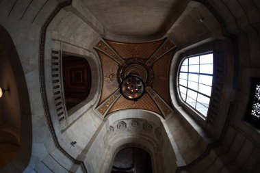 Halk kütüphanesi. New York. ABD. İç mekan.