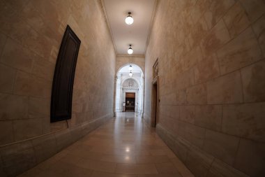 Halk kütüphanesi. New York. ABD. İç mekan.