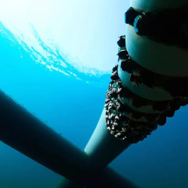 Nord Stream Gas Pipeline Underwater Imaginary Illustration Artwork — Stock Photo, Image