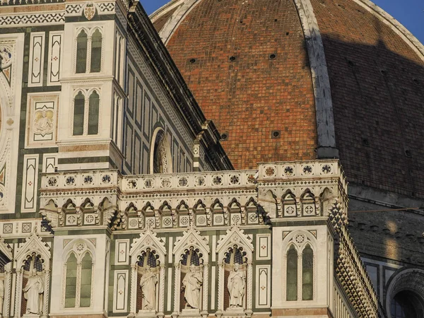 Florence Dome Basilica Santa Maria Del Fiore Detail — Stock Photo, Image