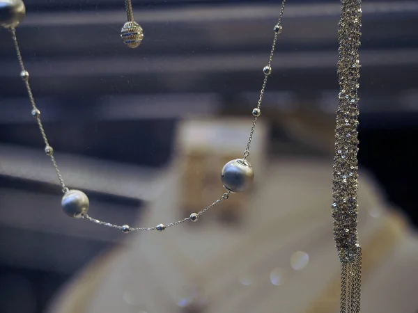 ポンテ ベッチョの金の宝石フィレンツェ店の窓 — ストック写真