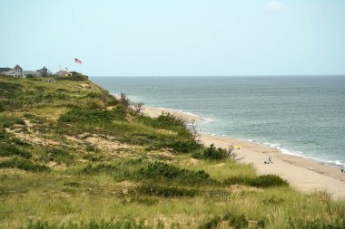 Cape Cod deniz kıyısı Massachusset 'teki Guglielmo Marconi radyo istasyonu.