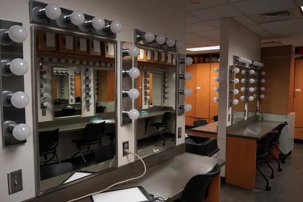 theater changing dressing room make up mirror