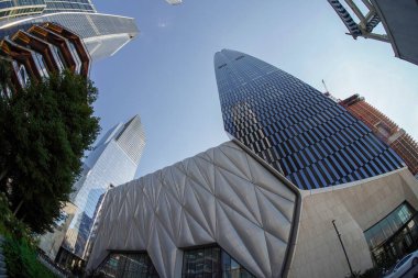 New York Şehri Hudson Bölgesi. Yeni gökdelenler.