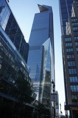 New York Şehri Hudson Bölgesi. Yeni gökdelenler.