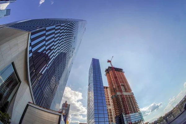 New York City Hudson Varv Distrikt Nya Skyskrapor — Stockfoto