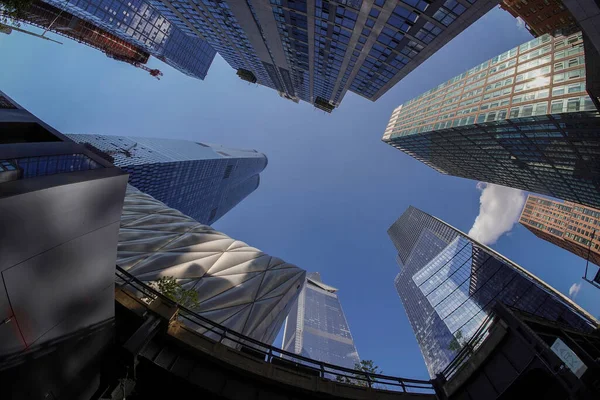 Nueva York Hudson Yardas Distrito Nuevos Rascacielos — Foto de Stock