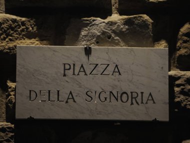 Floransa Signoria Palazzo vecchio 'yu gece görüşüne yerleştirdi.