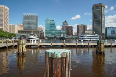 Baltimore Maryland İç Liman Bölgesi Detaylı Görünümü