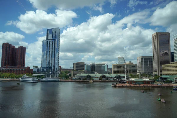 Baltimore Maryland Inner Harbor Cityscape — Stock Photo, Image