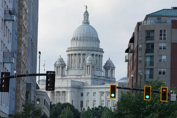 Providence Rhode Island Stolica Historyczne Budynki Kopuła Stołeczna — Zdjęcie stockowe