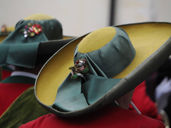 traditional tyrol parade celebration dress hat