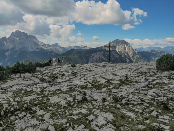 Βουνό Piana Dolomites Βουνά Πρώτο Παγκόσμιο Πόλεμο Μονοπάτια Αλεπούδες — Φωτογραφία Αρχείου