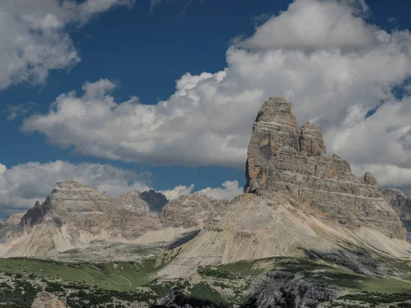 Mount Piana Dolomites Mountains First World War Paths Foxholes — Stock Photo, Image