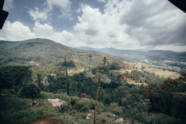 Landscapes Mountains Central Mexico You Can See Mountains Valleys Trees —  Fotos de Stock