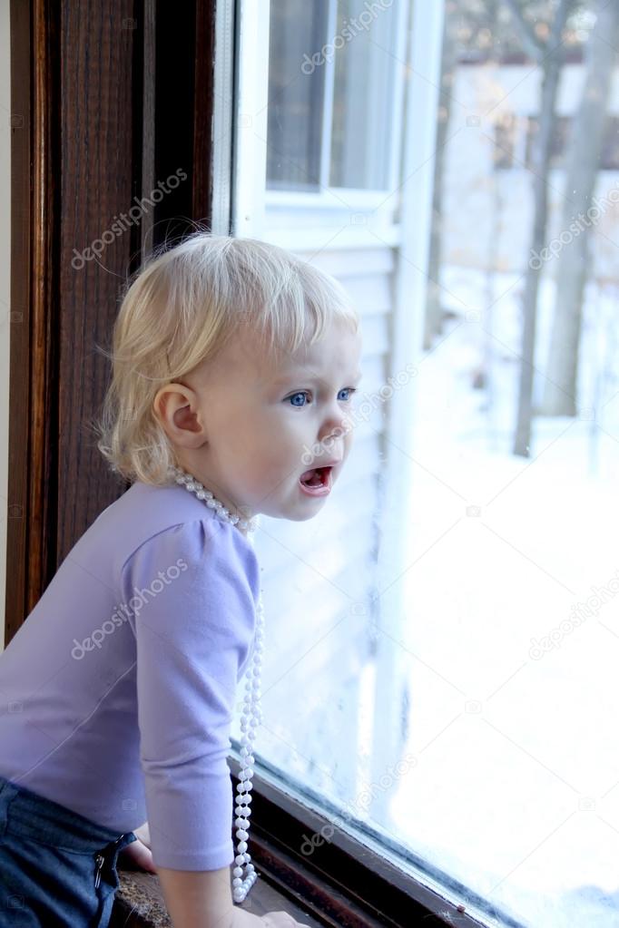 Toddler at the window