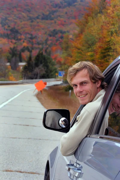 Man sitting in the car