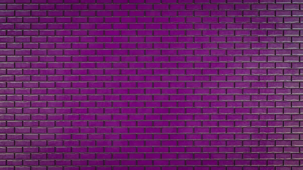 3D render of Purple brick wall for background