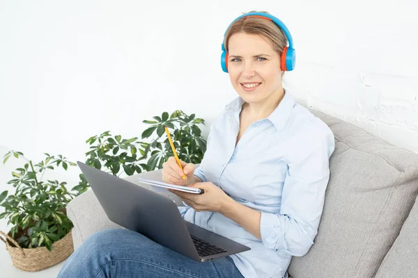 Concept Online Courses Web Events Language Learning Freelancing Telecommuting Education — Foto Stock
