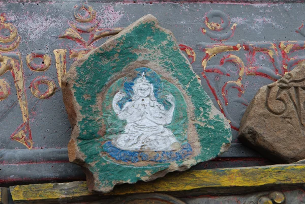 Tibet mani taş
