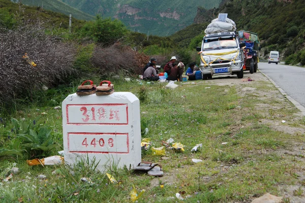 Tibet yolweg in tibet