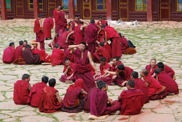 Monaci tibetani — Foto Stock