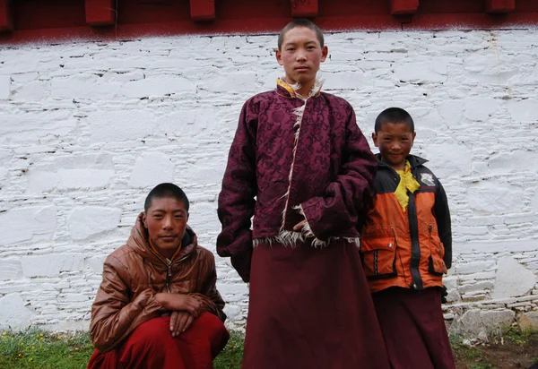 Tibetanske munke - Stock-foto