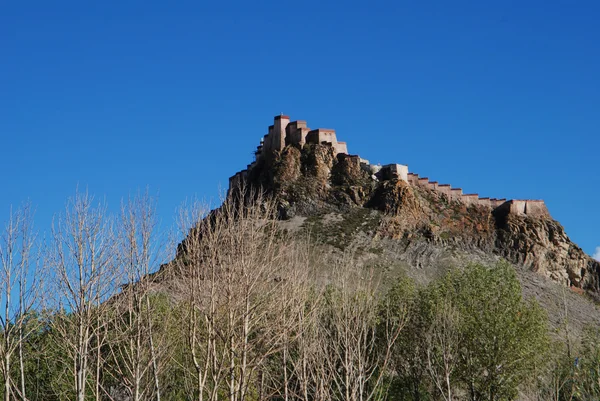 Gyantse eski şehir — Stok fotoğraf