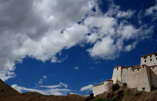 Miasto shigatse — Zdjęcie stockowe