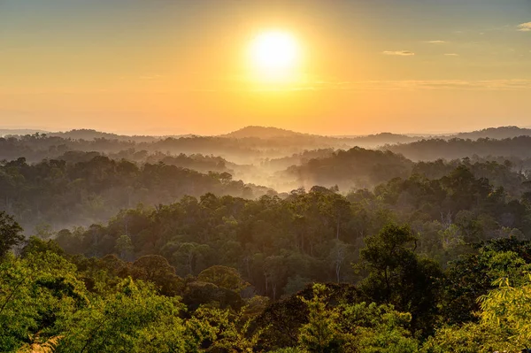 Phukho Sonnenaufgang Aussichtspunkt Namnao Nationalpark Provinz Phetchabun Thailand — Stockfoto