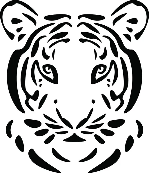 Muso di tigre — Foto Stock