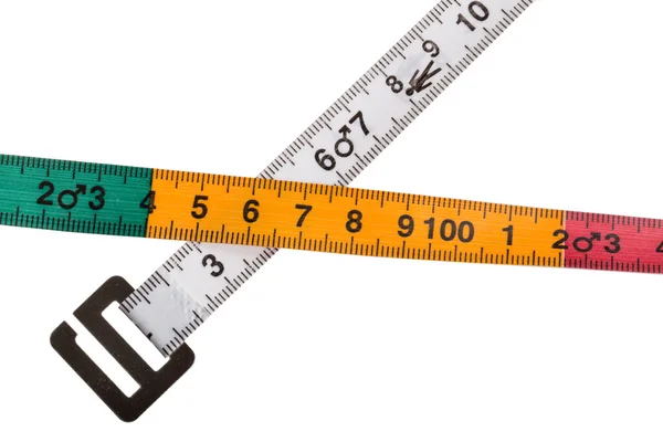 Body mass index measuring tape for men — Stock Photo, Image