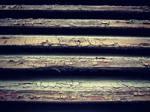 Wooden Window Strips in Verona — Stock Photo, Image