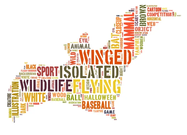 renkli yarasa kelime bulutu