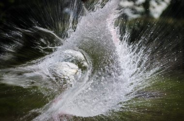 Su sıçraması.