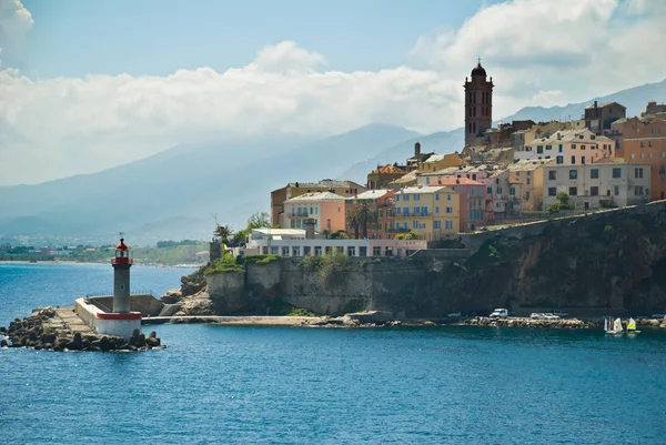 Francja, widok z bastia — Zdjęcie stockowe