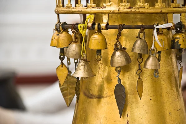 Bells in a buddhist temple — Stock Photo, Image