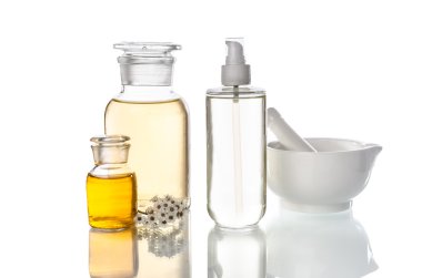 şişe ve araçlar için bitkisel ilaç