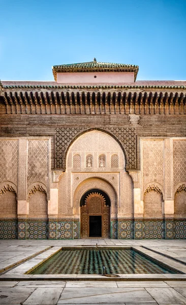 Medersa ben Youssef, marrakech, morocxco — Zdjęcie stockowe