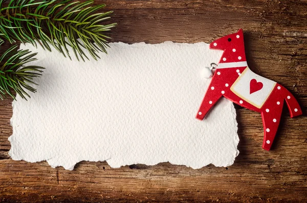 Süslemeli Noel kartı