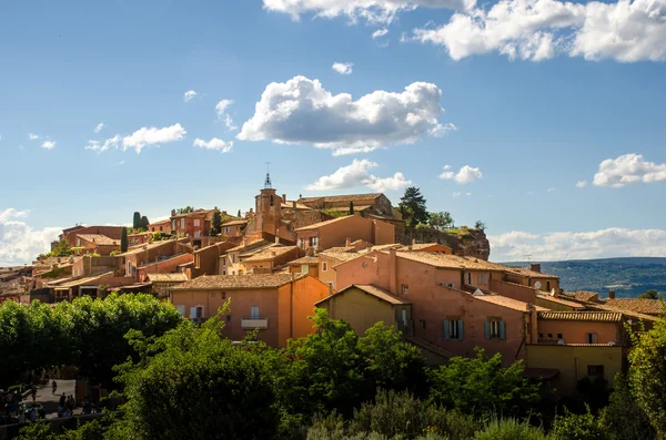 Widok z roussillon, Francja — Zdjęcie stockowe