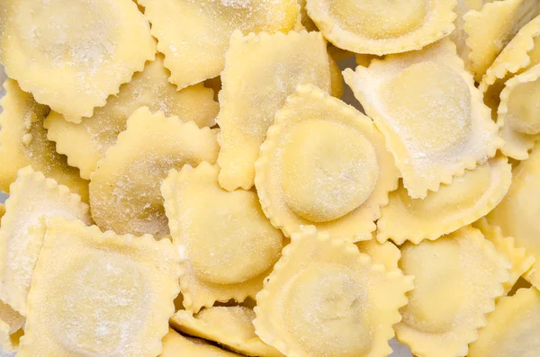 Fresh homemade italian pasta, agnolotti — Stock Photo, Image