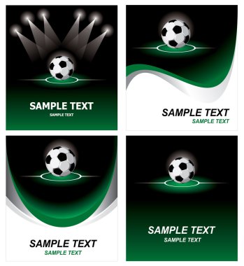 set futbol arka plan