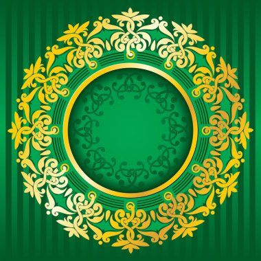 zengin altın süsler. vektör.