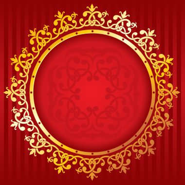 zengin altın süsler. vektör.