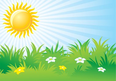 sunny day, background clipart