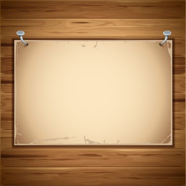 eski kağıt levha ahşap zemin üzerinde