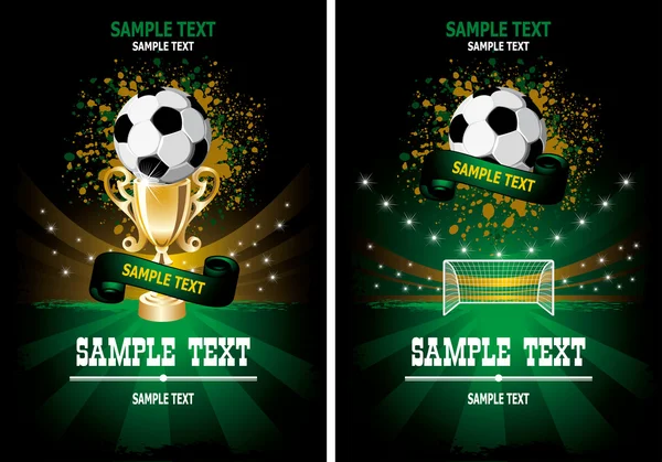 Soccer poster — Stock Vector